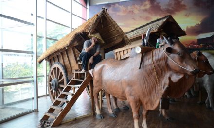 Mencoba Kendaraan Tradisional di Museum Angkut