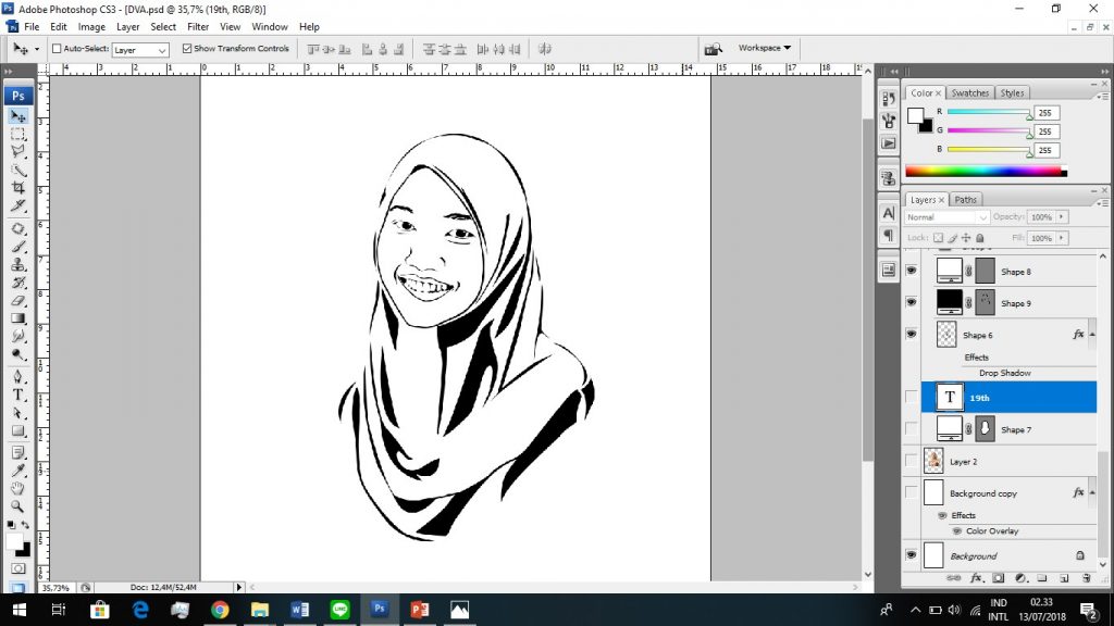 Cara Membuat Foto Kartun Bagian Alis Tutorial Vector 6384