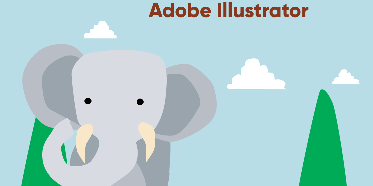 Tutorial Membuat Flat Design Gajah dengan Adobe Illustrator