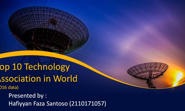 Top 10 Technology Association in World(2016 data) – Hafiyyan Faza Santoso – 2110171057