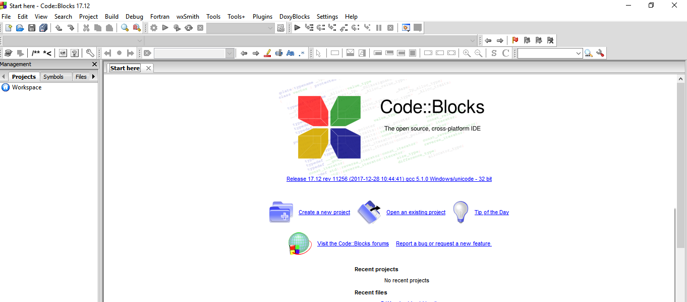 Codeblocks как создать проект c