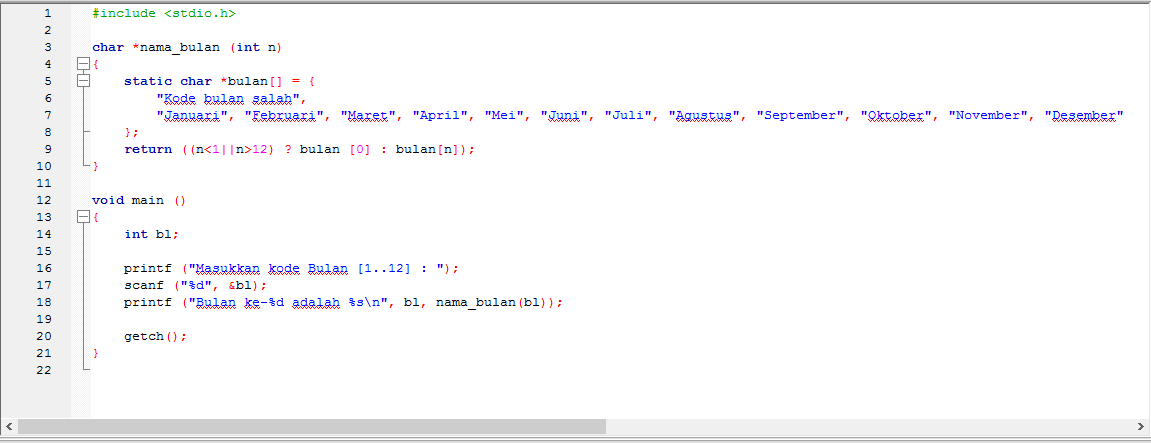 "Variable pointer", variabel pengganti array - Redaksiana