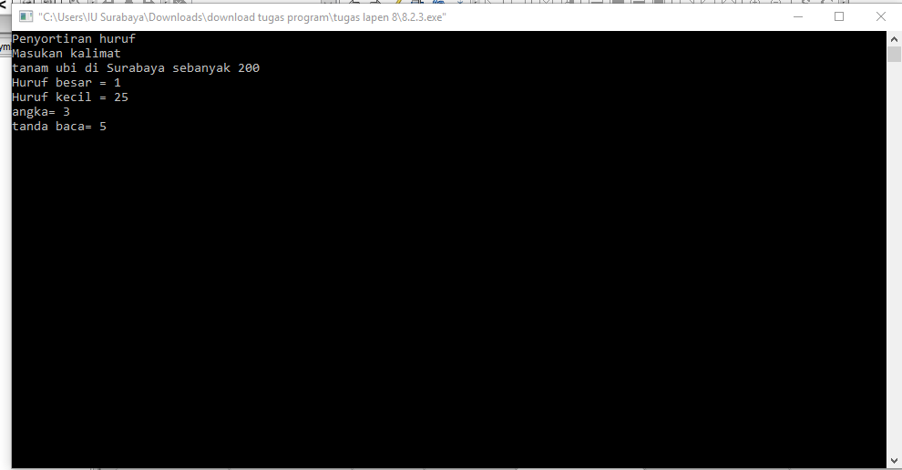 Percobaan 8 Variable & fungsi string Redaksiana
