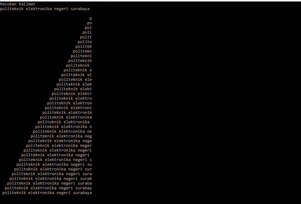Percobaan 8 Variable & fungsi string Redaksiana