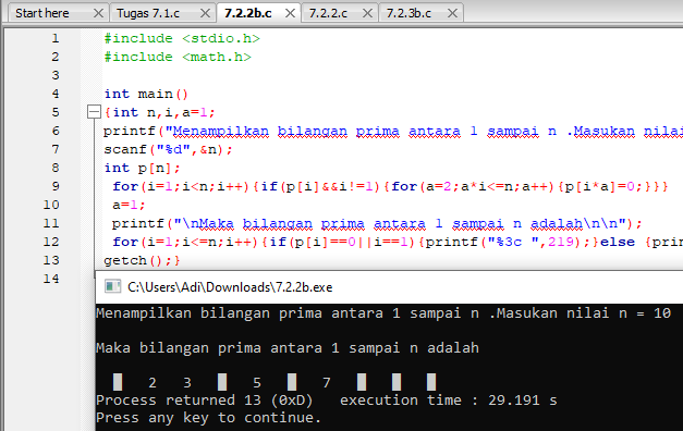 Variabel Array pada Miss c - Redaksiana