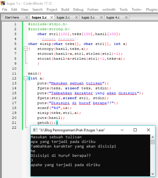 Praktikum 8 Variable dan Fungsi String - Redaksiana
