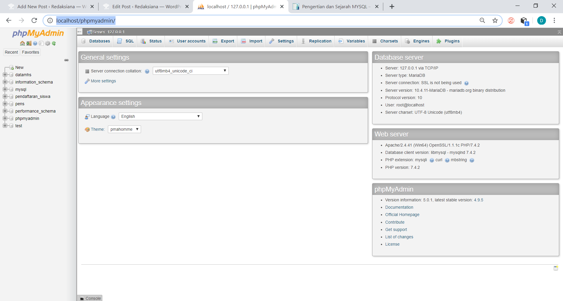 DATABASE MYSQL - Redaksiana